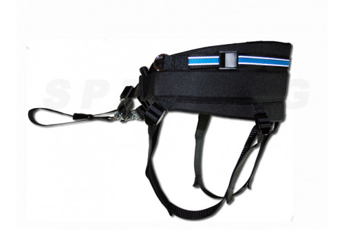 Cinturón canicross skijoring BAGGEN SOFT BELT. confortable en competición.  El cinturón para correr toma 2