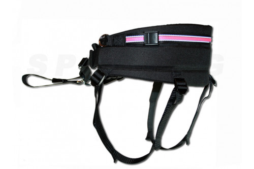 Cinturón canicross skijoring BAGGEN SOFT BELT. confortable en competición.  El cinturón para correr toma 3
