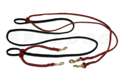 Línea de tiro para perros, Módulo Mushing 2 PERROS CUERDA COMPLETO. Ligero y resistente toma 1