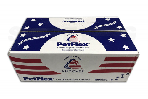 Vendas cohesivas elásticas para perros Andover Pet Flex 7,5 cm.: se utiliza en heridas, galgos toma 1