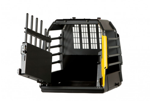 transportin jaula de coche para dos perros Variocage SINGLE XS son los más seguros e innovadores. MIMSafe Suecia. toma 1