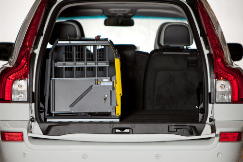 transportin jaula de coche para dos perros Variocage SINGLE XS son los más seguros e innovadores. MIMSafe Suecia. toma 2