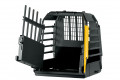 transportin jaula de coche para dos perros Variocage SINGLE L son los más seguros e innovadores. MIMSafe Suecia. toma 1