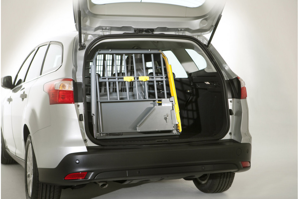 transportin jaula de coche para dos perros Variocage SINGLE XXL+ son los más seguros e innovadores. MIMSafe Suecia. toma 4