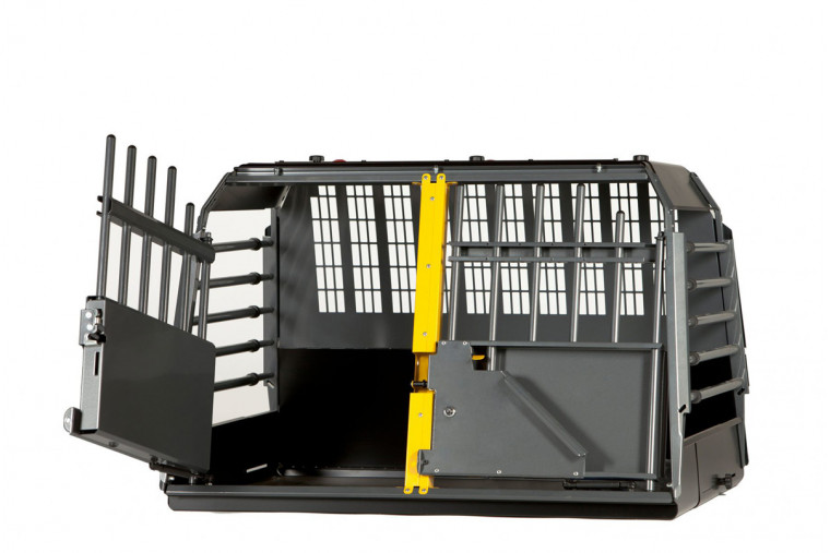 transportin jaula de coche para dos perros Variocage DOBLE L son los más seguros e innovadores. toma 1