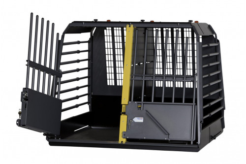transportin jaula de coche para dos perros Variocage DOBLE MAX son los más seguros e innovadores. MIMSafe Suecia. toma 1