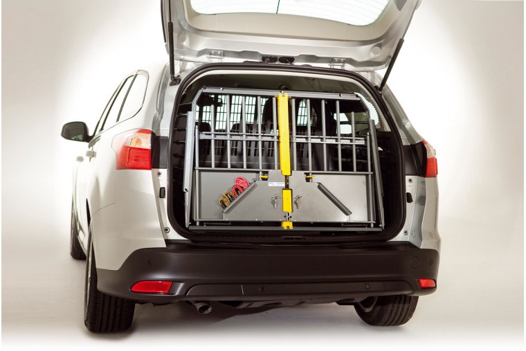 transportin jaula de coche para dos perros Variocage DOBLE L + son los más seguros e innovadores. toma 1 2