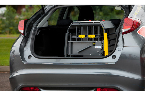 transportin jaula de coche para dos perros Variocage SINGLE COMPACT L son los más seguros e innovadores. MIMSafe Suecia. toma 2