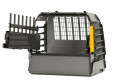 transportin jaula de coche para dos perros Variocage SINGLE COMPACT XL son los más seguros e innovadores. MIMSafe Suecia.toma 2