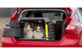 transportin jaula de coche para dos perros Variocage SINGLE COMPACT XL son los más seguros e innovadores. MIMSafe Suecia.toma 3