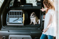 transportin jaula de coche para dos perros Variocage MINI MAX XL son los más seguros e innovadores. MIMSafe Suecia.toma 4