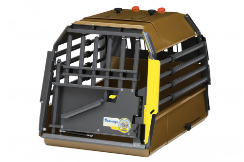 transportin jaula de coche para dos perros Variocage MINI MAX L son los más seguros e innovadores. MIMSafe Suecia.toma 1