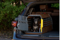 transportin jaula de coche para dos perros Variocage MINI MAX L son los más seguros e innovadores. MIMSafe Suecia.toma 3