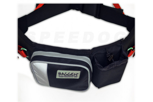 Bolsa BAGGEN para cinturón de canicross skijoring. confortable en competición. toma 2