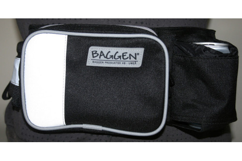 Bolsa BAGGEN para cinturón de canicross skijoring. confortable en competición. toma 3