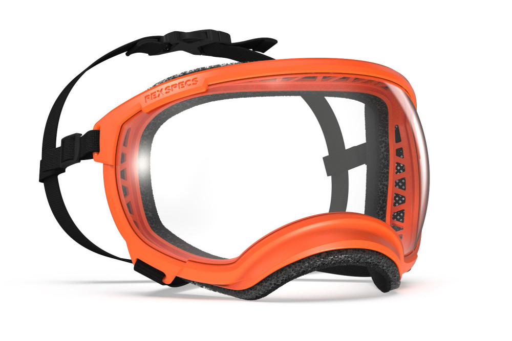 Gafas para perros REX SPECS V2 orange para partículas, sol, problemas oculares. Indicadas para cualquier actividad. toma 1