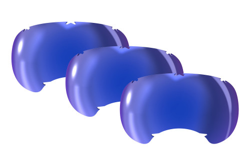 Recambio lentes azul V2 para gafas Rex Specs. Protección ojos de los perros rayos UV, traumatismos oculares toma 2