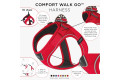 Arnés para perro DOG Copenhagen Comfort Walk Go rojo características
