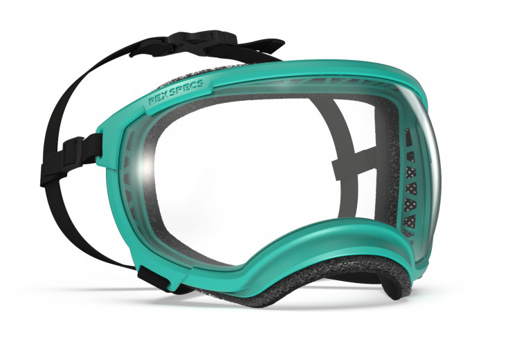 Gafas para perros REX SPECS V2 teal para partículas, sol, problemas oculares. Indicadas para cualquier actividad. toma 1
