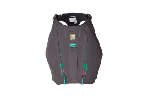 arnés para perros Ruffwear Switchback™ que aporta  comodidad y seguridad, tres puntos de fijación, alforjas integradas toma 14