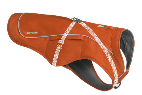 abrigo para perros Ruffwear FUSE™ protege lluvia, frío, nieve. actividades al aire libre con perro los días de mal tiempo toma 2