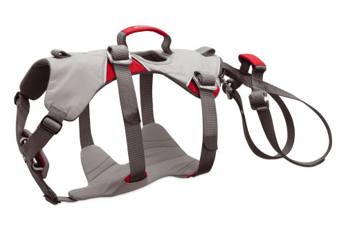 arnés para perros Ruffwear DoubleBlack™ resistencia testada elevar y descender perro zonas expuestas. Rescate, montañismo toma 3