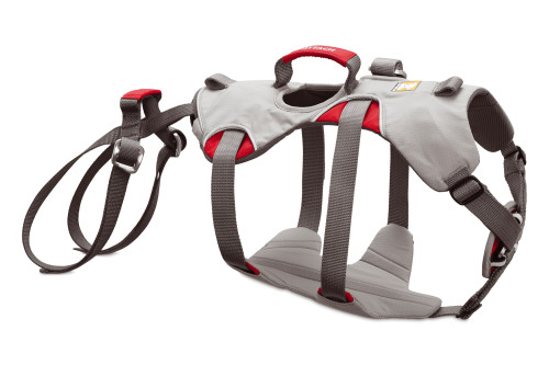 arnés para perros Ruffwear DoubleBlack™ resistencia testada elevar y descender perro zonas expuestas. Rescate, montañismo toma 1