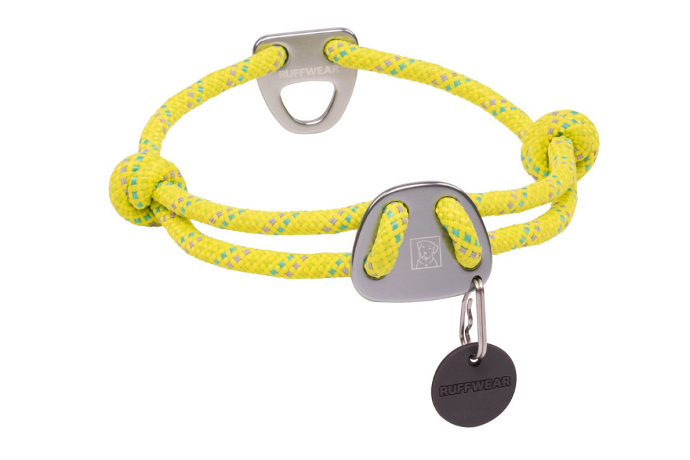 collar para perros Knot-a-Collar™ Ruffwear inspirado en el material de alpinismo, resistente cuerda con reflectante toma 1