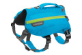 mochila alforja para perros Ruffwear  Singletrak™  azul excelente rendimiento, ajuste y funcionalidad. lleve cómodo agua toma 3