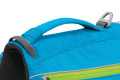 mochila alforja para perros Ruffwear  Singletrak™  azul excelente rendimiento, ajuste y funcionalidad. lleve cómodo agua toma 5