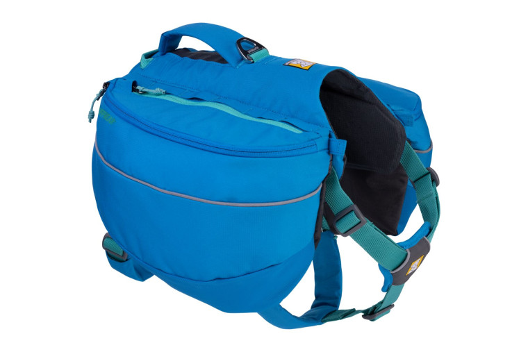 mochila alforja para perros Ruffwear Approach™ Pack 2022 Azul ajuste y funcionalidad para que lleve cómodo la carga toma 1