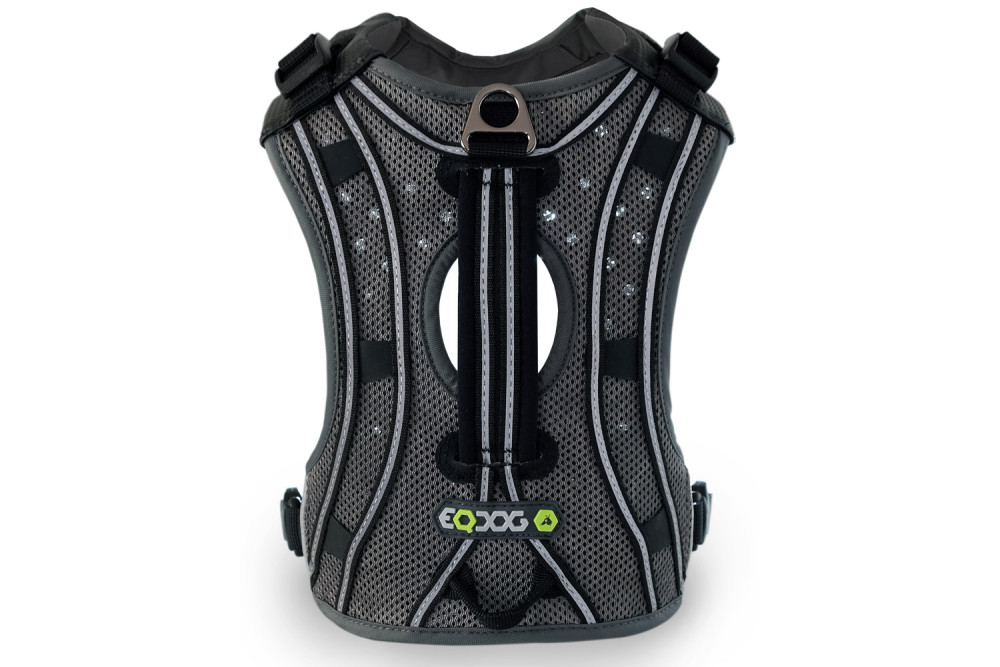 arnés para perros Eqdog PRO HARNESS verde de apoyo multiuso. para perros de trabajo y asistencia  en obstáculos. toma 4