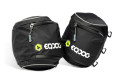 mochila alforja para perros Eqdog FLEX PACK™ negro ajuste y funcionalidad para que tu perro lleve cómodamente la carga. toma 2