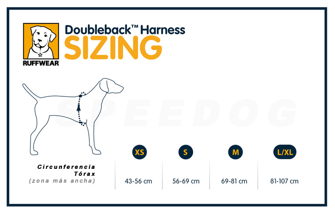 Arnés Ruffwear Doubleback™ para perro - Resistencia testada montañismo